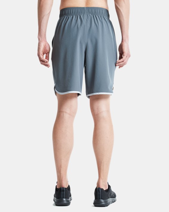 Men's UA HIIT Woven Shorts, Gray, pdpMainDesktop image number 1